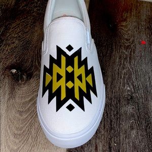White Custom Shoe
